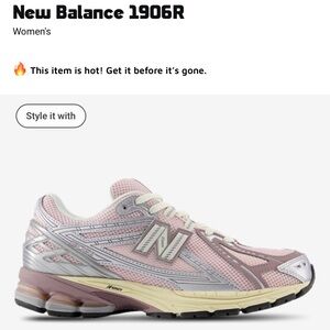 New Balance Women's 1906R Pink and Gray Sneakers